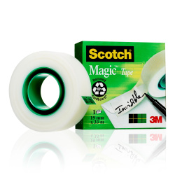 Scotch Magic teipin täydennys 19mm x 33m ryhmässä Askartelu ja Harrastus / Harrastustarvikkeet / Teippi @ Pen Store (133820)