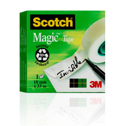 Scotch Magic teipin täydennys 19mm x 33m ryhmässä Askartelu ja Harrastus / Harrastustarvikkeet / Teippi @ Pen Store (133820)