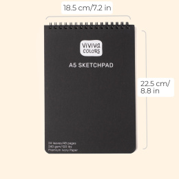 Sketchpad A5 240g ryhmässä Paperit ja Lehtiöt / Taiteilijalehtiöt / Akvarellipaperit @ Pen Store (133841)