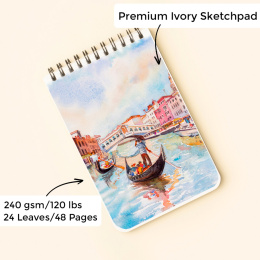 Sketchpad A5 240g ryhmässä Paperit ja Lehtiöt / Taiteilijalehtiöt / Akvarellipaperit @ Pen Store (133841)