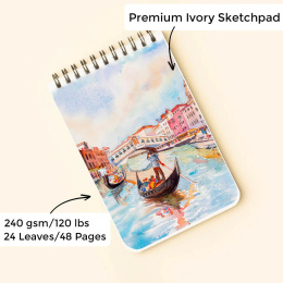 Sketchpad A6 240g ryhmässä Paperit ja Lehtiöt / Taiteilijalehtiöt / Akvarellipaperit @ Pen Store (133842)