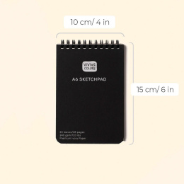 Sketchpad A6 240g ryhmässä Paperit ja Lehtiöt / Taiteilijalehtiöt / Akvarellipaperit @ Pen Store (133842)