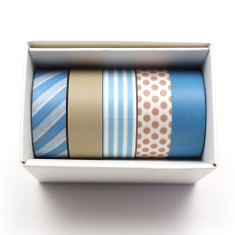 Washi-teippi Gift Box Grayish ryhmässä Askartelu ja Harrastus / Harrastustarvikkeet / Washiteipit @ Pen Store (134053)