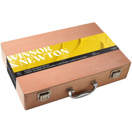 Galeria Acrylic Wooden Box 15-set ryhmässä Taiteilijatarvikkeet / Taiteilijavärit / Akryylivärit @ Pen Store (134067)