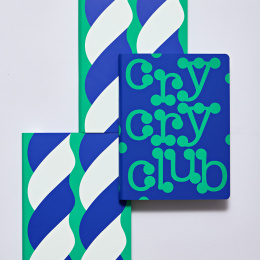 Notebook Graphic L - Cry Cry Club ryhmässä Paperit ja Lehtiöt / Kirjoitus ja muistiinpanot / Muistikirjat @ Pen Store (134361)