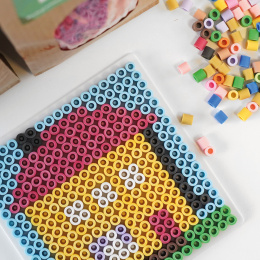 BioBeads Helmialusta Midi Neliö 9x9 cm ryhmässä Kids / Hauskaa oppimista / Putkihelmet ja helmialustat / Helmilevy @ Pen Store (134405)