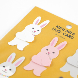 Mini-kortit Rabbit 5-pack ryhmässä Askartelu ja Harrastus / Lomat ja vuodenajat / Kortit ja kirjekuoret @ Pen Store (134624)