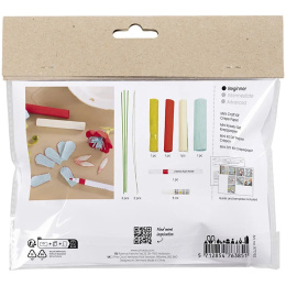 DIY-kit Paperikukat kreppipaperista Set 1 ryhmässä Askartelu ja Harrastus / Askartelu / Tee se itse @ Pen Store (134722)