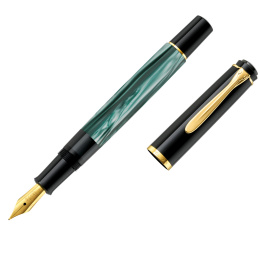 Classic M200 Täytekynä Green-marbled ryhmässä Kynät / Fine Writing / Täytekynät @ Pen Store (134768_r)