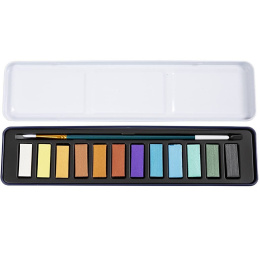 Vesiväri 12-sarja Metallic ryhmässä Taiteilijatarvikkeet / Taiteilijavärit / Akvarellivärit / Vesivärit lapsille @ Pen Store (134822)