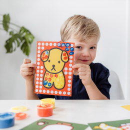 Miffy sormivärit 4 väriä + 10 kuvaa ryhmässä Kids / Lasten askartelu ja värit / Lasten maali / Sormivärit @ Pen Store (134901)