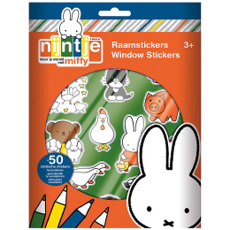 Miffy ikkunatarrat (3 vuotta+) ryhmässä Kids / Hauskaa oppimista / Tarrat @ Pen Store (134921)