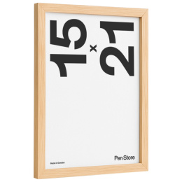 Tammikehys 15x21 cm ryhmässä Askartelu ja Harrastus / Järjestää / Kehykset / Tammikehykset @ Pen Store (135055)