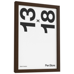 Puukehys pähkinänruskea 13x18 cm ryhmässä Askartelu ja Harrastus / Järjestää / Kehykset / Pähkinänväriset kehykset @ Pen Store (135066)