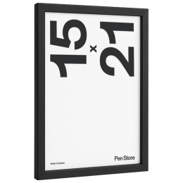 Musta puukehys 15x21 cm ryhmässä Askartelu ja Harrastus / Järjestää / Kehykset / Mustat kehykset @ Pen Store (135079)