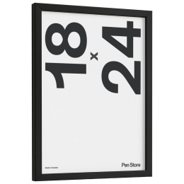 Musta puukehys 18x24 cm ryhmässä Askartelu ja Harrastus / Järjestää / Kehykset / Mustat kehykset @ Pen Store (135080)