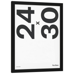 Musta puukehys 24x30 cm ryhmässä Askartelu ja Harrastus / Järjestää / Kehykset / Mustat kehykset @ Pen Store (135083)
