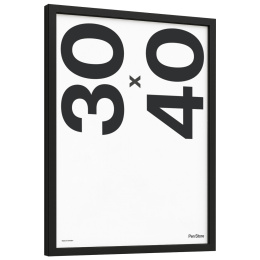 Musta puukehys 30x40 cm ryhmässä Askartelu ja Harrastus / Järjestää / Kehykset / Mustat kehykset @ Pen Store (135084)
