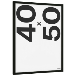 Musta puukehys 40x50 cm ryhmässä Askartelu ja Harrastus / Järjestää / Kehykset / Mustat kehykset @ Pen Store (135086)