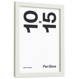 Valkoinen puukehys 10x15 cm ryhmässä Askartelu ja Harrastus / Järjestää / Kehykset / Valkoiset kehykset @ Pen Store (135089)