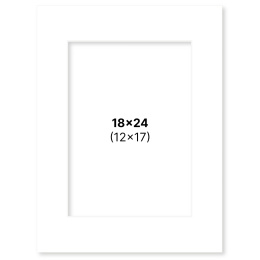 Passepartout Valkoinen 18x24 cm ryhmässä Askartelu ja Harrastus / Järjestää / Kehykset / Passepartout @ Pen Store (135104)
