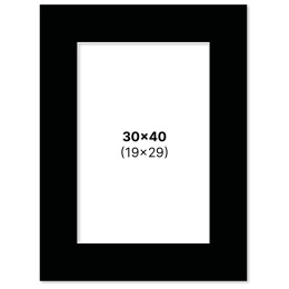 Passepartout Musta 30x40 cm ryhmässä Askartelu ja Harrastus / Järjestää / Kehykset / Passepartout @ Pen Store (135120)