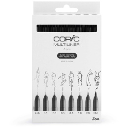 Multiliner Classic 8-setti ryhmässä Kynät / Kirjoittaminen / Finelinerit @ Pen Store (135151)