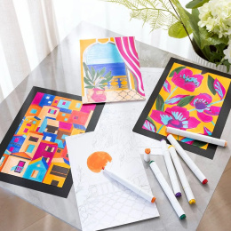 Markers 48-set ryhmässä Kynät / Taiteilijakynät / Maalitussit @ Pen Store (135226)