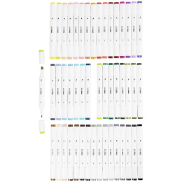 Markers 48-set ryhmässä Kynät / Taiteilijakynät / Maalitussit @ Pen Store (135226)