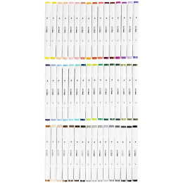Markers 48-set ryhmässä Kynät / Taiteilijakynät / Maalitussit @ Pen Store (135226)