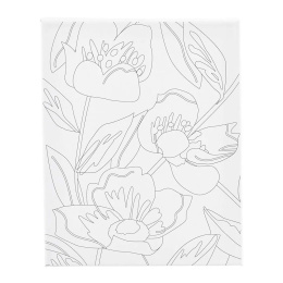 Printtikuvioitu maalauspohja 24x30cm 360g Poppy ryhmässä Taiteilijatarvikkeet / Ateljee / Maalauspohjat / Maalauspohja akryylimaali @ Pen Store (135413)