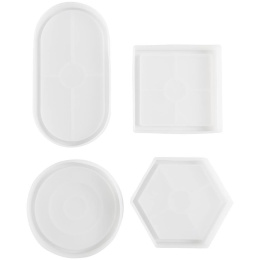Silikonimuotit 4-pack ryhmässä Askartelu ja Harrastus / Tekniikat / Valaminen @ Pen Store (135419)