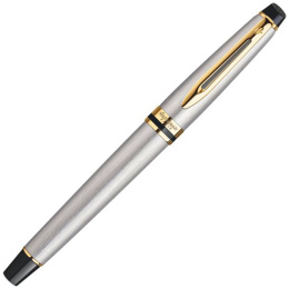 Expert Steel/Gold Täytekynä ryhmässä Kynät / Fine Writing / Täytekynät @ Pen Store (135459_r)