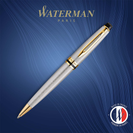 Expert Steel/Gold Kuulakärkikynä ryhmässä Kynät / Fine Writing / Kuulakärkikynät @ Pen Store (135461)