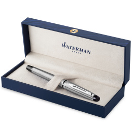 Expert Steel Täytekynä Medium ryhmässä Kynät / Fine Writing / Täytekynät @ Pen Store (135462)