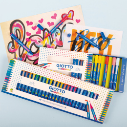 Turbo Pro Dual Tip Marker Pen 30-setti ryhmässä Kynät / Taiteilijakynät / Akvarellimarkers @ Pen Store (135468)