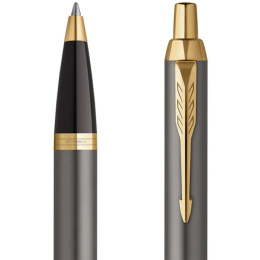 IM Grey/Gold Kuulakärkikynä ryhmässä Kynät / Fine Writing / Kuulakärkikynät @ Pen Store (135474)
