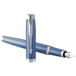 IM Rituals Blue/Chrome Täytekynä ryhmässä Kynät / Fine Writing / Täytekynät @ Pen Store (135479_r)