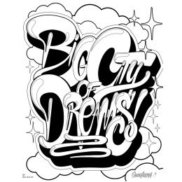 American Graffiti Coloring Book ryhmässä Askartelu ja Harrastus / Kirjat / Aikuisten värityskirjat @ Pen Store (135491)