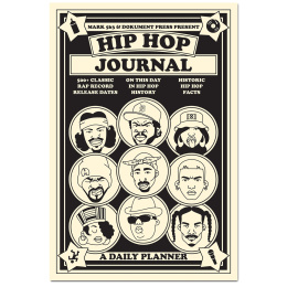 Hip Hop Journal: A Daily Planner ryhmässä Paperit ja Lehtiöt / Kalenterit / 12 kk kalenterit @ Pen Store (135493)