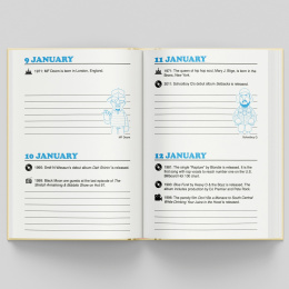Hip Hop Journal: A Daily Planner ryhmässä Paperit ja Lehtiöt / Kalenterit / 12 kk kalenterit @ Pen Store (135493)