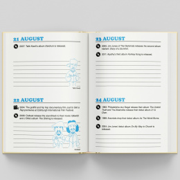 Hip Hop Journal: A Daily Planner ryhmässä Paperit ja Lehtiöt / Kalenterit / 12 kk kalenterit @ Pen Store (135493)