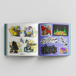 The Graffiti Sticker Book: 300+ stickers ryhmässä Askartelu ja Harrastus / Askartelu / Stickers @ Pen Store (135495)