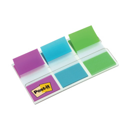 Post-it Index Tabs 25,4x43,2 mm 3 väriä ryhmässä Paperit ja Lehtiöt / Kirjoitus ja muistiinpanot / Post-it ja muistilaput @ Pen Store (135556)