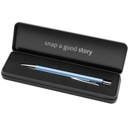 Snap Metallic Kuulakärkikynä Frosted Blue ryhmässä Kynät / Fine Writing / Kuulakärkikynät @ Pen Store (135582)