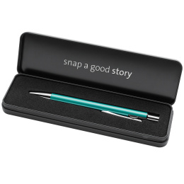 Snap Metallic Kuulakärkikynä Turquoise ryhmässä Kynät / Fine Writing / Kuulakärkikynät @ Pen Store (135583)