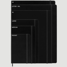 Kalenteri 18M WeekNote Soft Cover Pocket Black ryhmässä Paperit ja Lehtiöt / Kalenterit / 18 kk kalenterit @ Pen Store (135587)