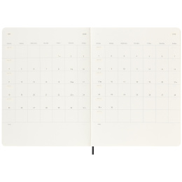 Kalenteri 18M WeekNote Soft Cover XL Black ryhmässä Paperit ja Lehtiöt / Kalenterit / 18 kk kalenterit @ Pen Store (135589)