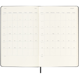 Kalenteri 18M WeekNote Hard Cover Large Black ryhmässä Paperit ja Lehtiöt / Kalenterit / 18 kk kalenterit @ Pen Store (135591)