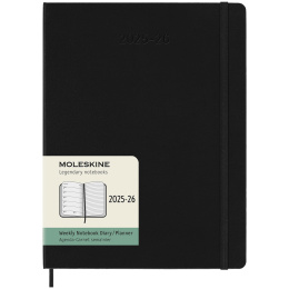 Kalenteri 18M WeekNote Hard Cover XL Black ryhmässä Paperit ja Lehtiöt / Kalenterit / 18 kk kalenterit @ Pen Store (135592)